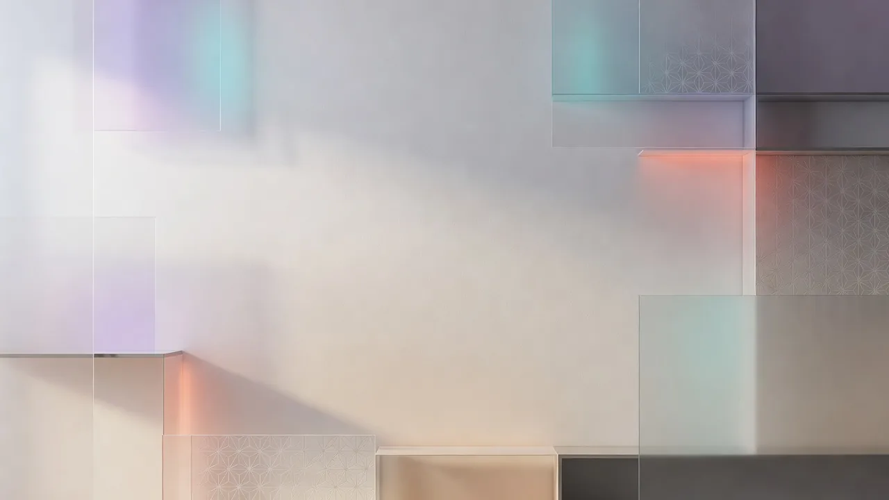 建築的な白い曲面